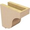 Ekena Millwork 4"W x 8"D x 8"H Classic Van Buren Rough Cedar Woodgrain TimberThane Corbel, Primed Tan CORUR04X08X08VANRCPR - alternate 5